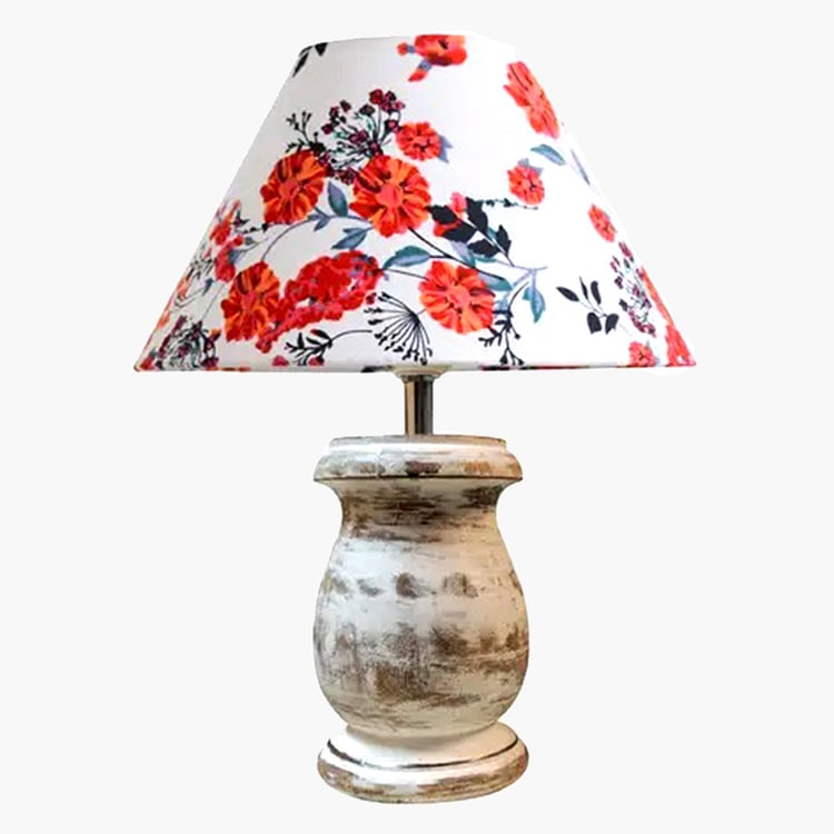 HOMESAKE Wooden Table Lamp