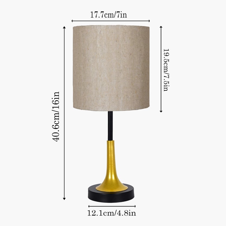 HOMESAKE Metal Table Lamp