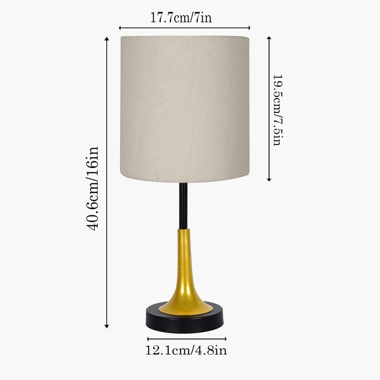 HOMESAKE Metal Table Lamp