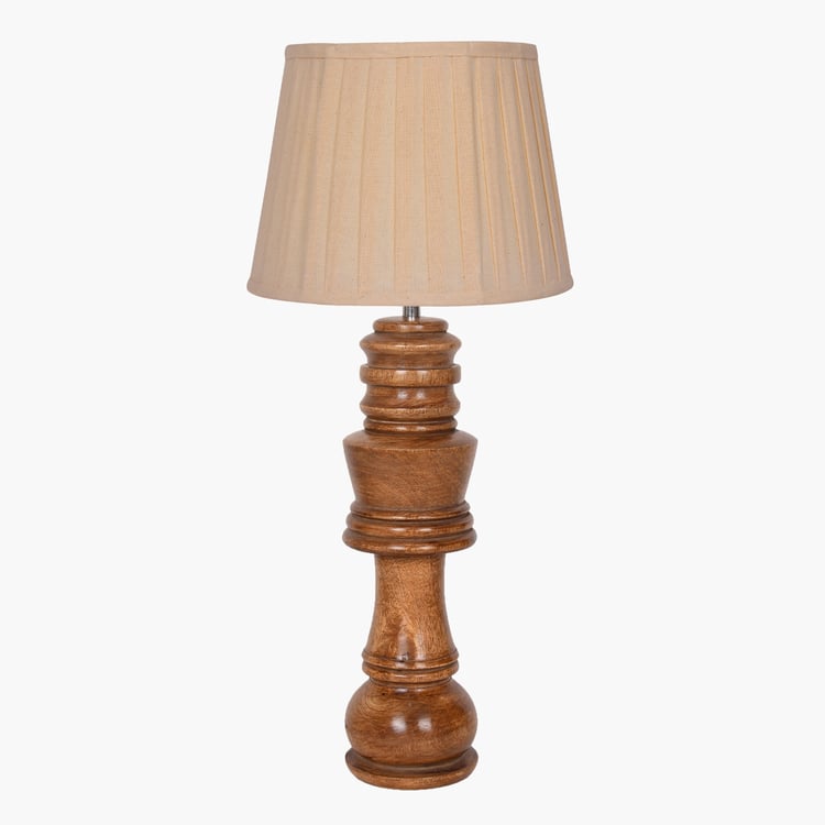 HOMESAKE Wooden Chess Table Lamp