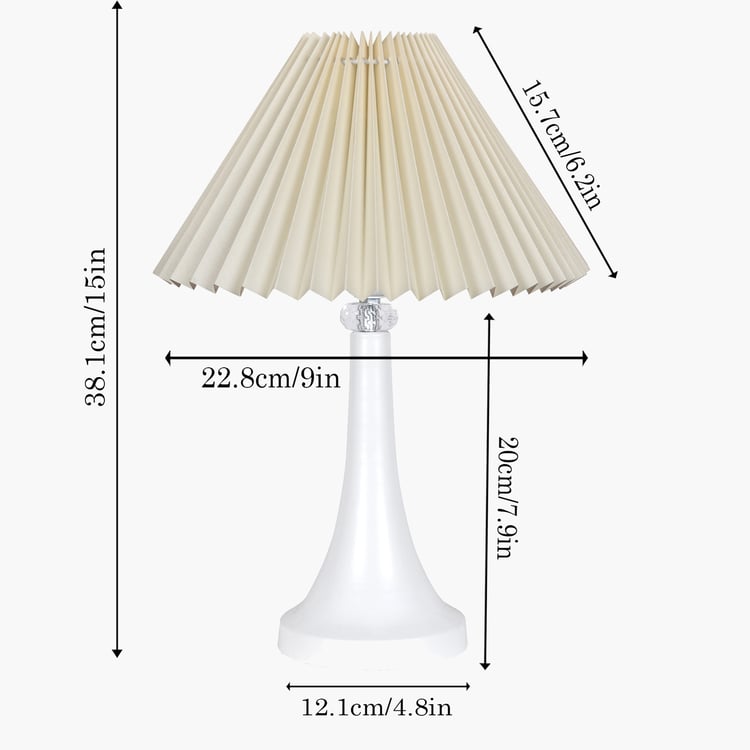 HOMESAKE Metal Table Lamp