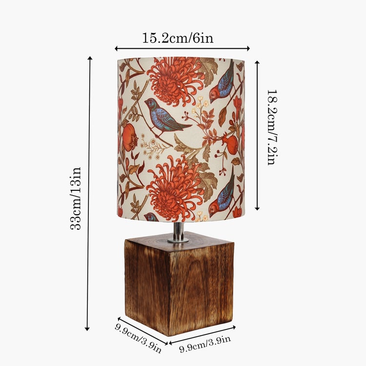 HOMESAKE Wooden Table Lamp
