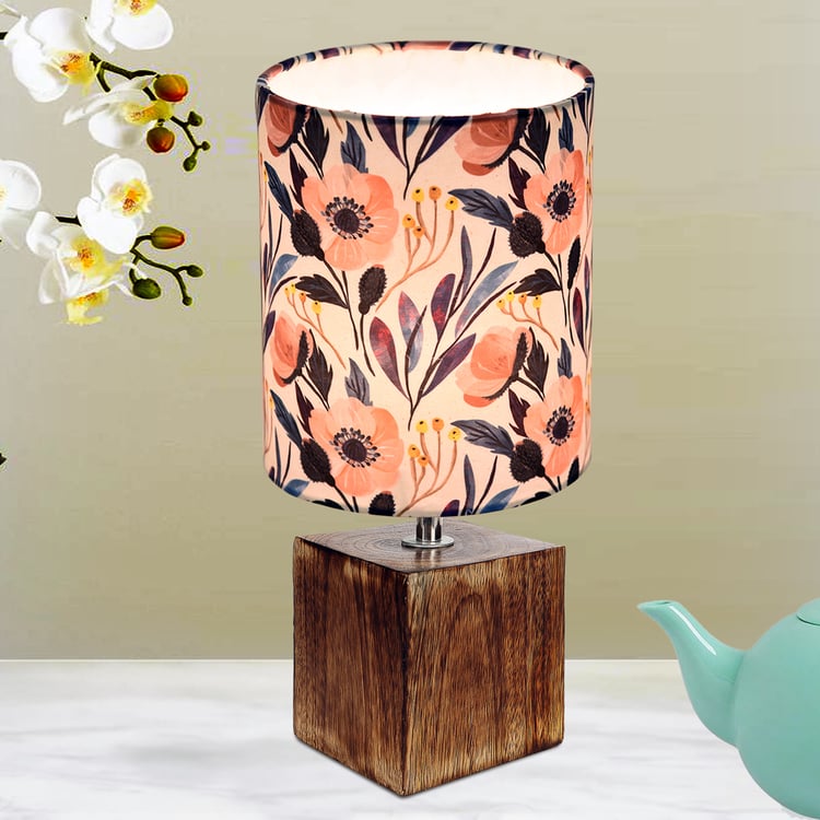 HOMESAKE Wooden Table Lamp
