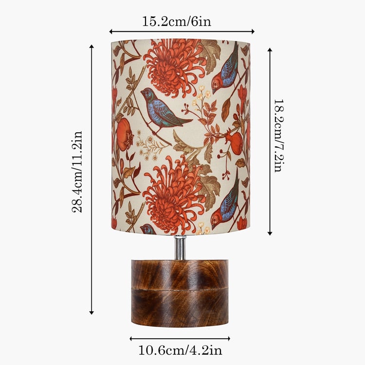 HOMESAKE Wooden Table Lamp