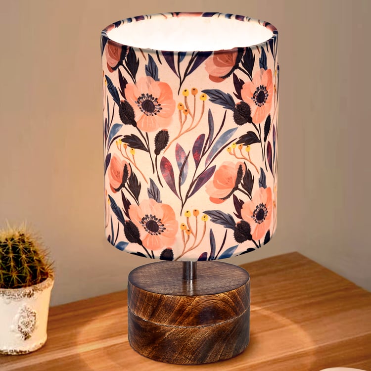 HOMESAKE Wooden Table Lamp