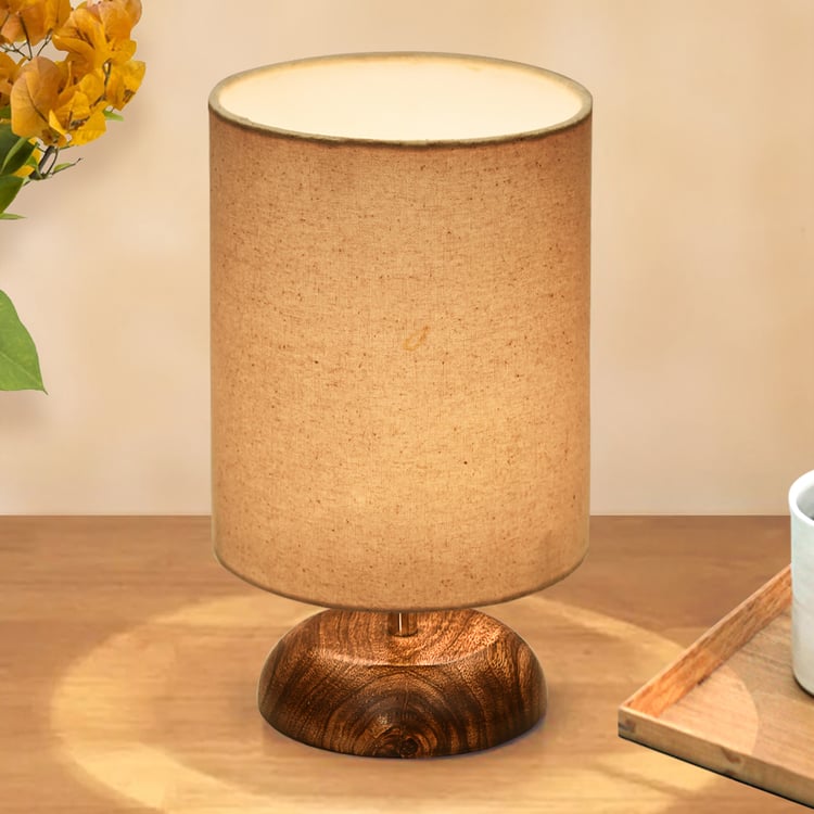 HOMESAKE Wooden Table Lamp
