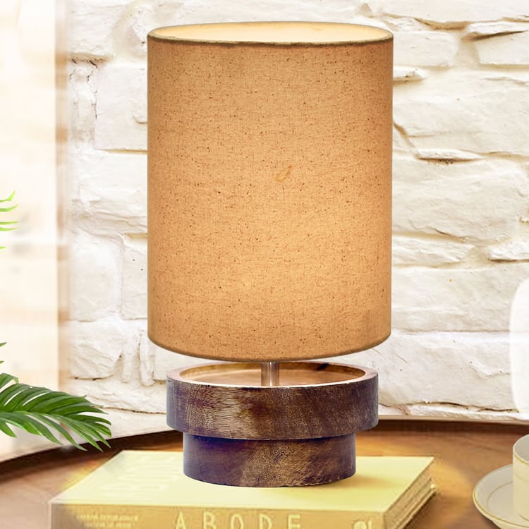 HOMESAKE Wooden Table Lamp