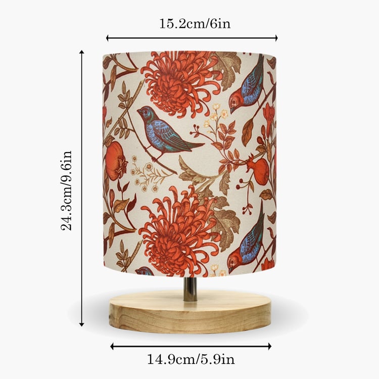 HOMESAKE Wooden Table Lamp