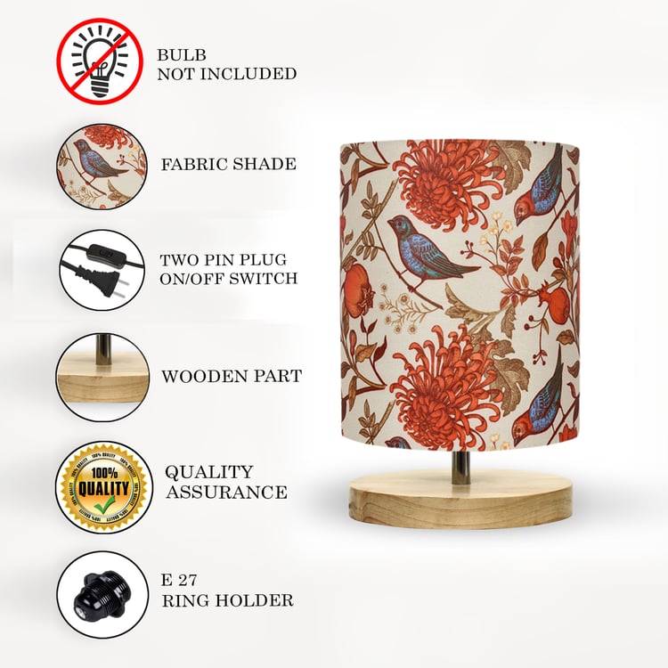 HOMESAKE Wooden Table Lamp