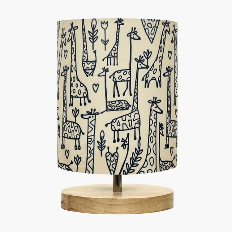 HOMESAKE Wooden Table Lamp