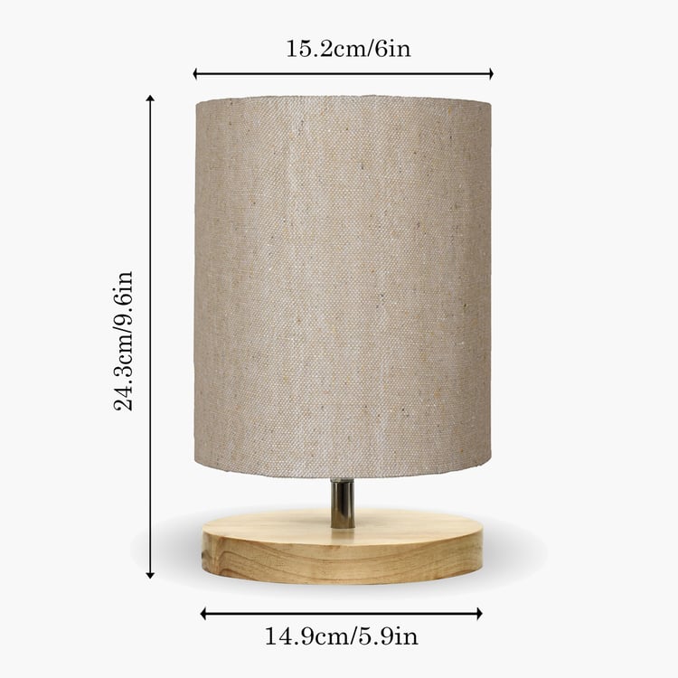HOMESAKE Wooden Table Lamp