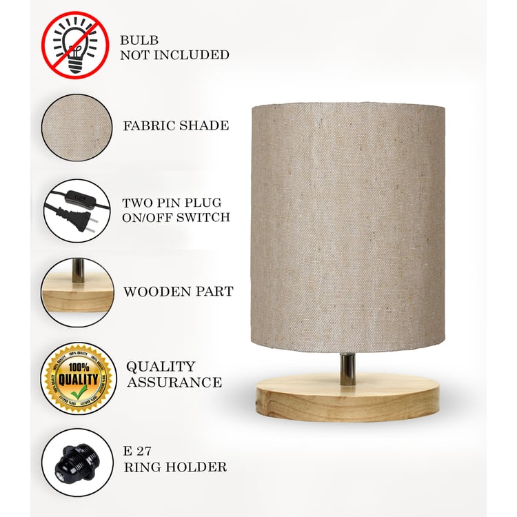 HOMESAKE Wooden Table Lamp