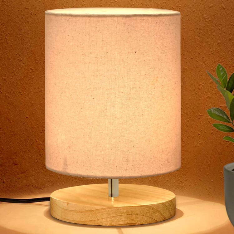 HOMESAKE Wooden Table Lamp