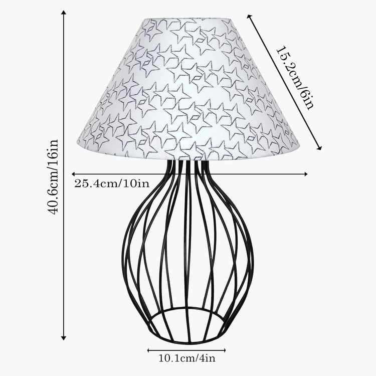 HOMESAKE Metal Table Lamp - Large