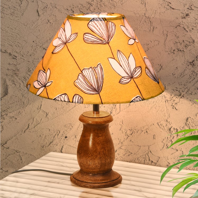 HOMESAKE Wooden Table Lamp