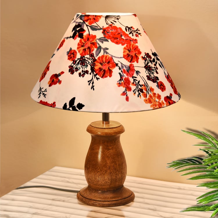 HOMESAKE Wooden Table Lamp
