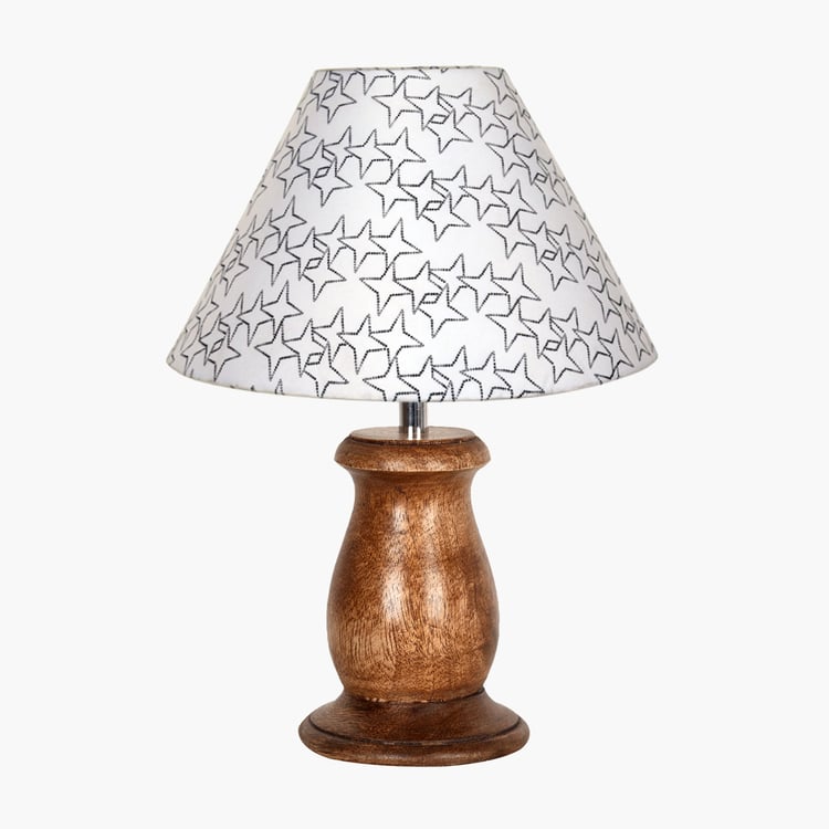 HOMESAKE Wooden Table Lamp