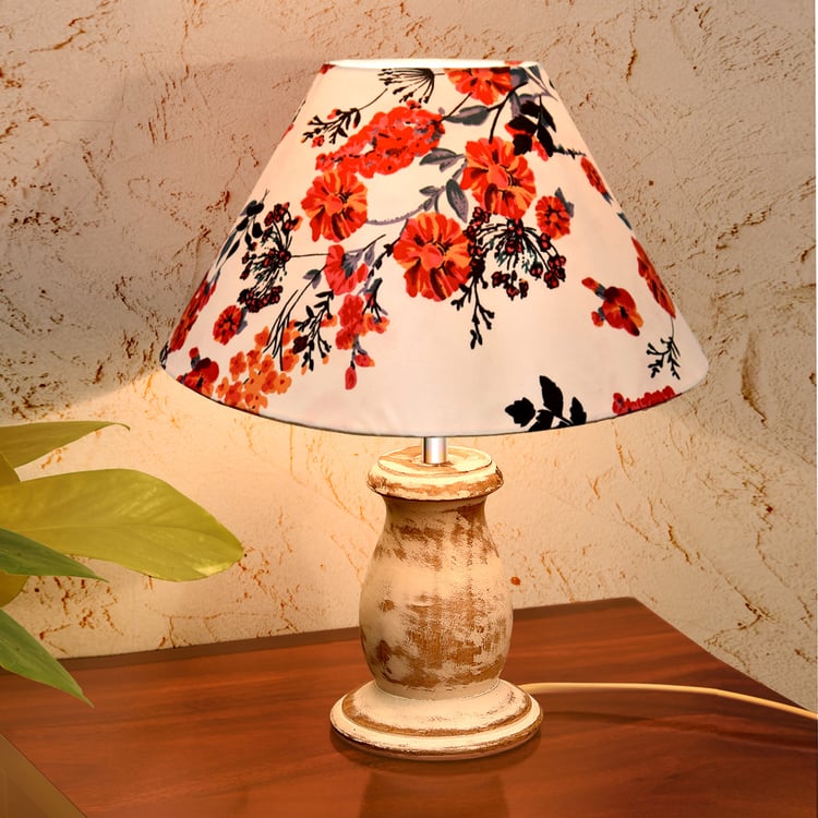 HOMESAKE Wooden Table Lamp