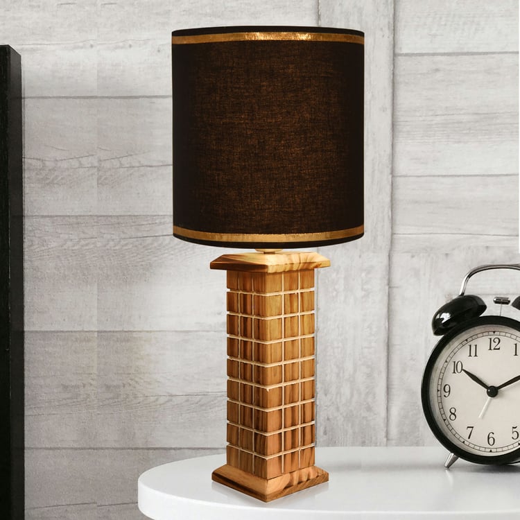 HOMESAKE Wooden Table Lamp