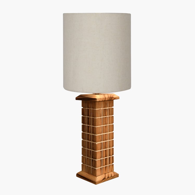 HOMESAKE Wooden Table Lamp
