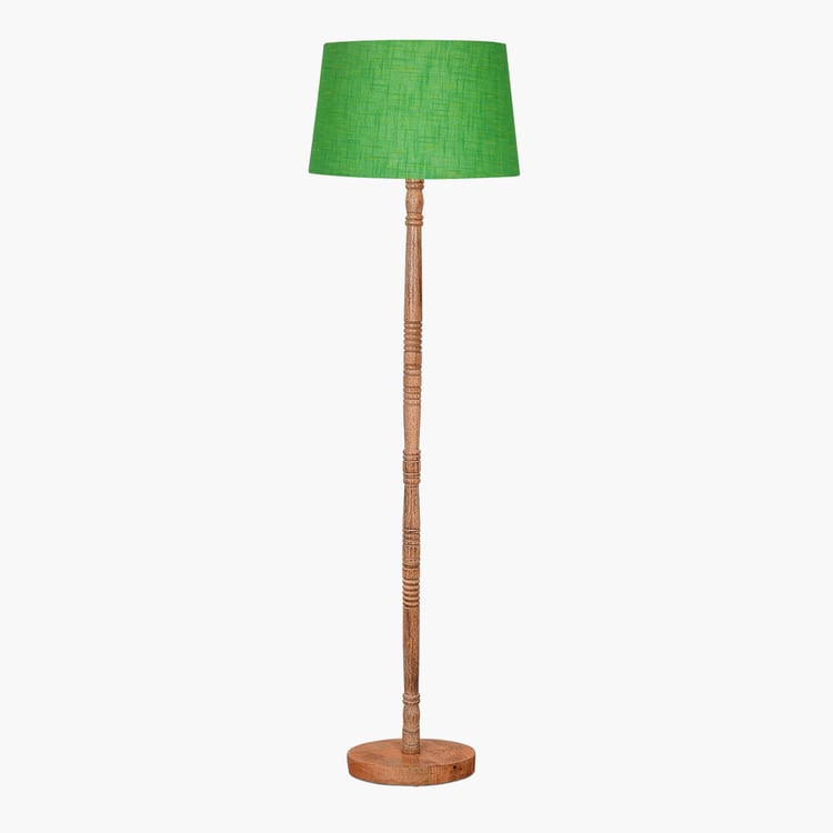 HOMESAKE Wooden Floor Lamp