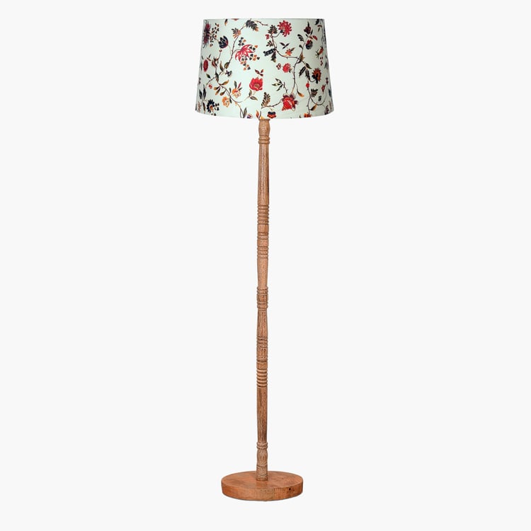 HOMESAKE Wooden Floor Lamp