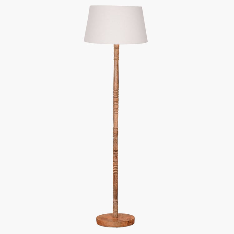 HOMESAKE Wooden Floor Lamp
