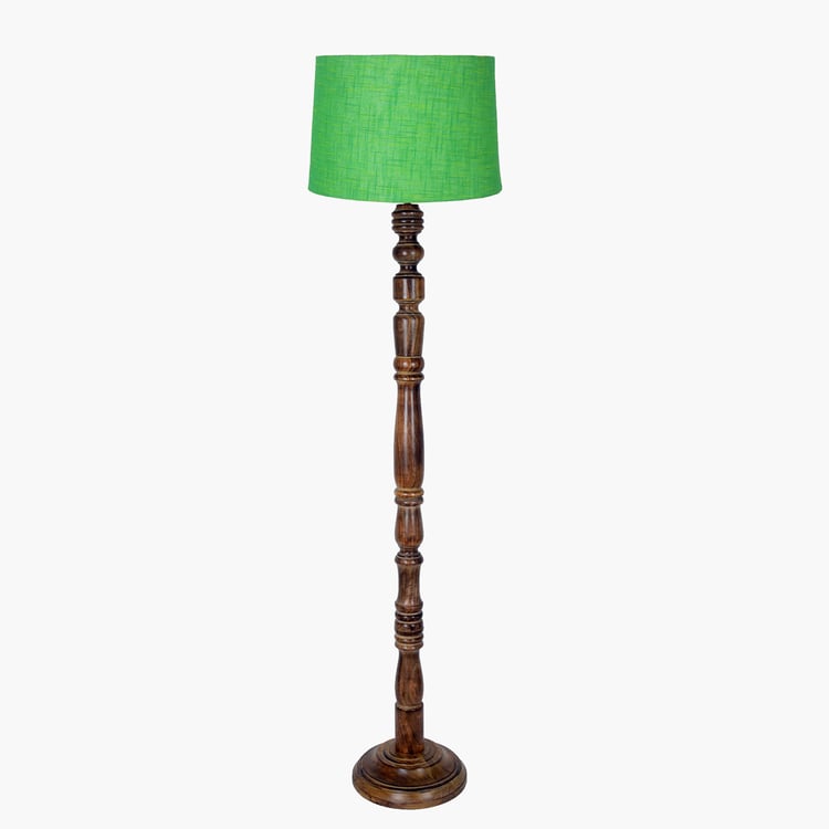 HOMESAKE Wooden Floor Lamp