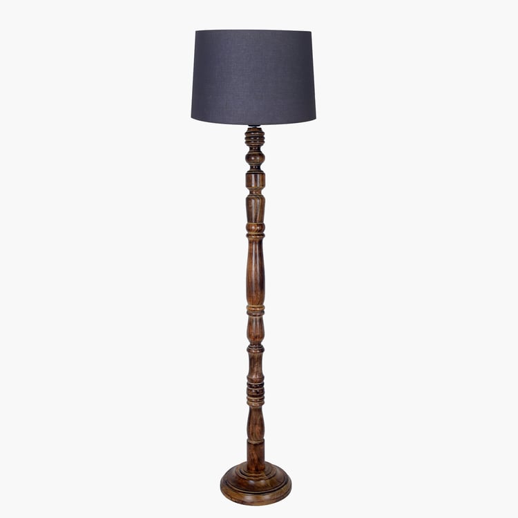 HOMESAKE Wooden Floor Lamp