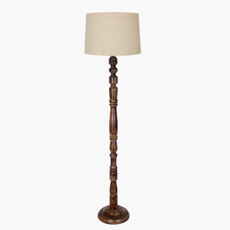 HOMESAKE Wooden Floor Lamp