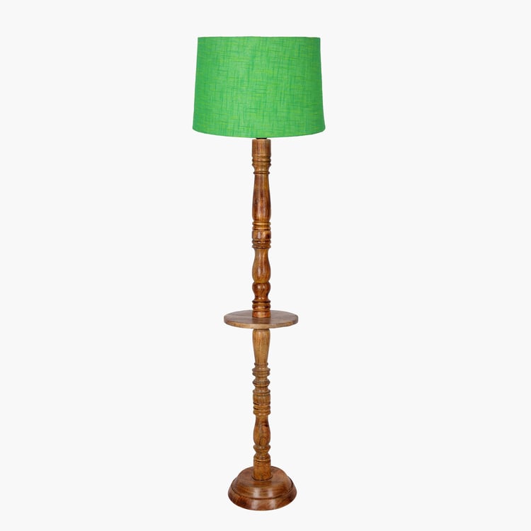 HOMESAKE Wooden Floor Lamp