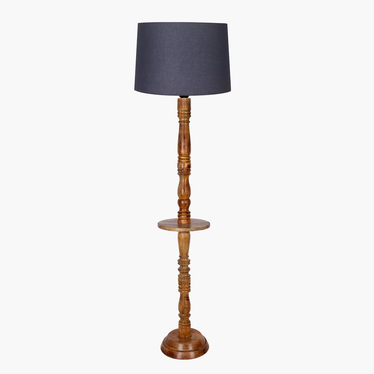 HOMESAKE Wooden Floor Lamp