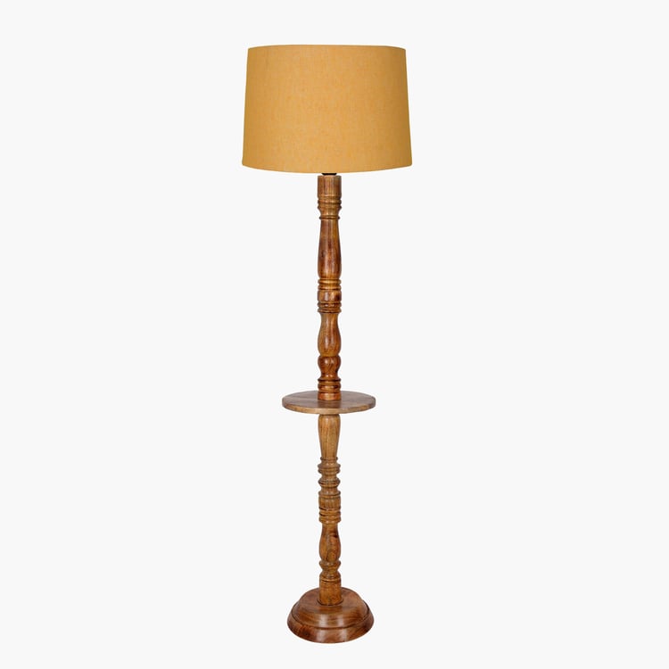 HOMESAKE Wooden Floor Lamp