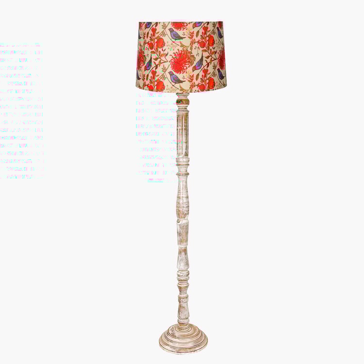 HOMESAKE Wooden Floor Lamp