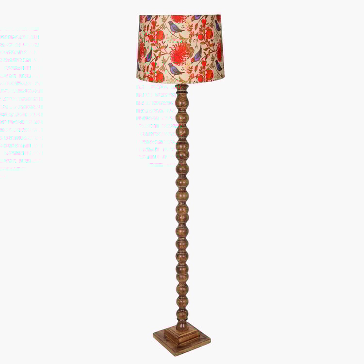 HOMESAKE Wooden Floor Lamp