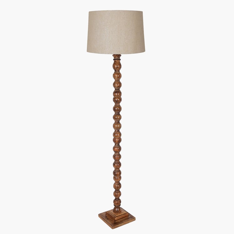 HOMESAKE Wooden Floor Lamp