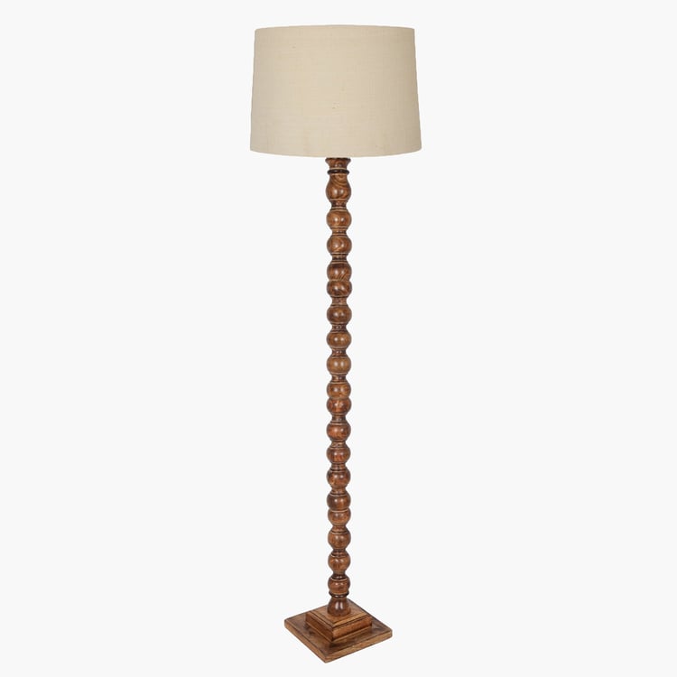 HOMESAKE Wooden Floor Lamp