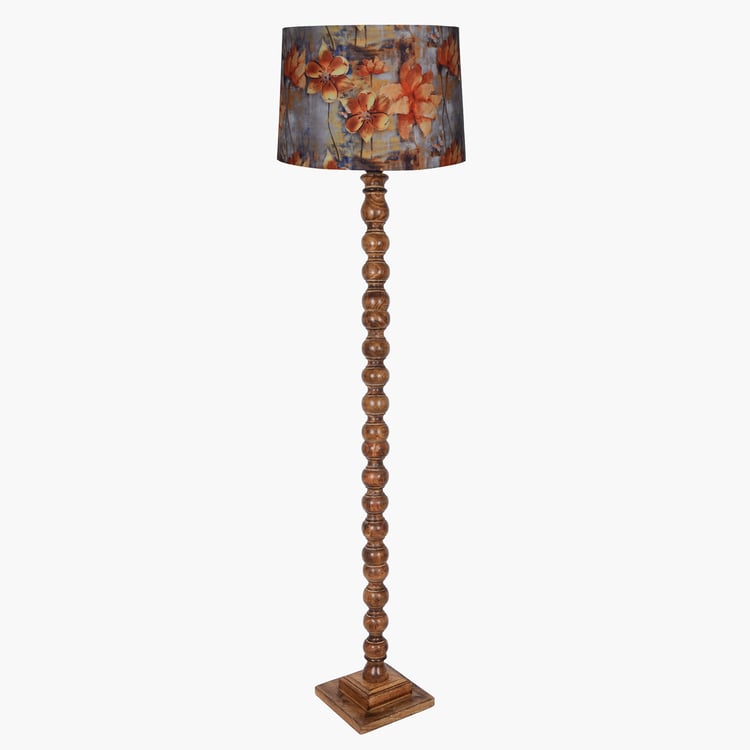 HOMESAKE Wooden Floor Lamp