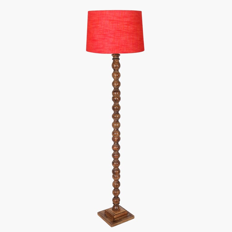 HOMESAKE Wooden Floor Lamp