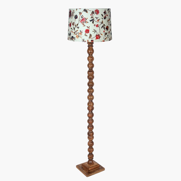HOMESAKE Wooden Floor Lamp