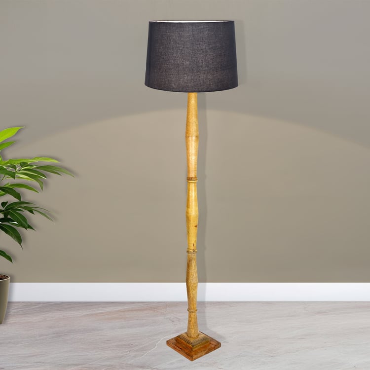 HOMESAKE Wooden Floor Lamp