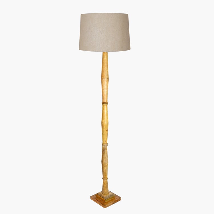 HOMESAKE Wooden Floor Lamp