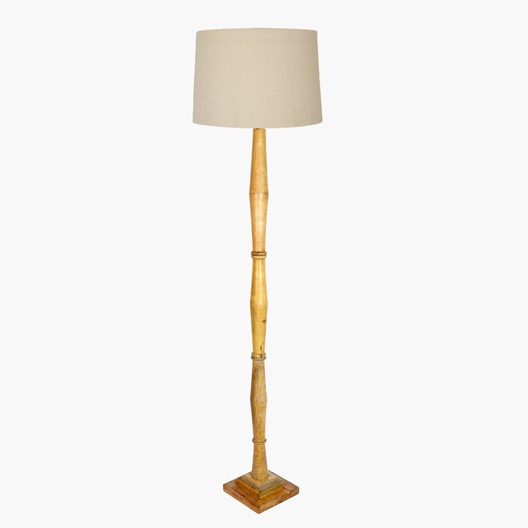 HOMESAKE Wooden Floor Lamp
