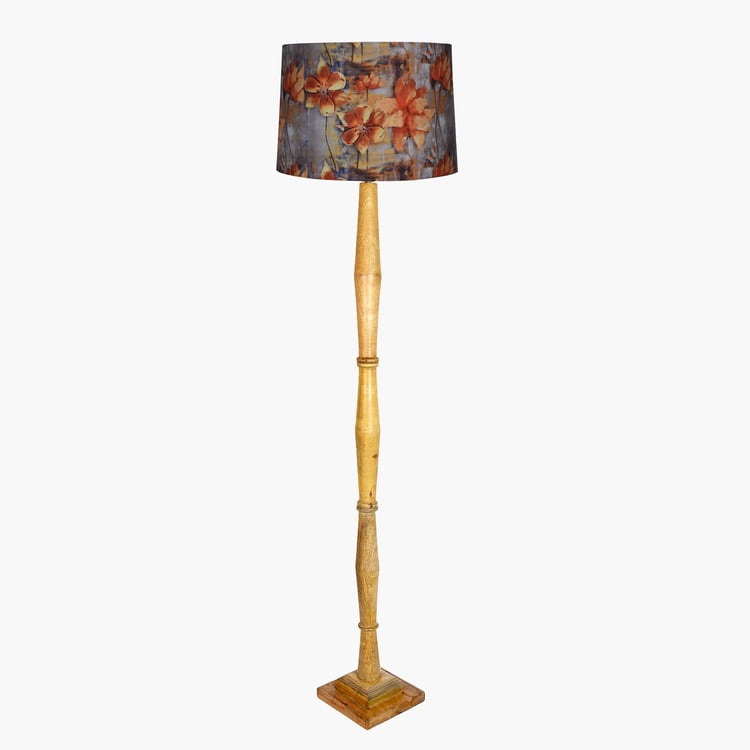 HOMESAKE Wooden Floor Lamp