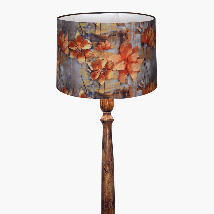 HOMESAKE Wooden Floor Lamp