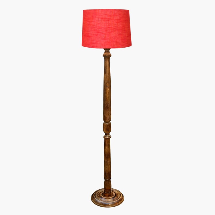 HOMESAKE Wooden Floor Lamp