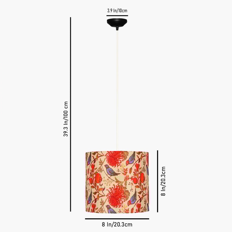 HOMESAKE Fabric Hanging Lamp