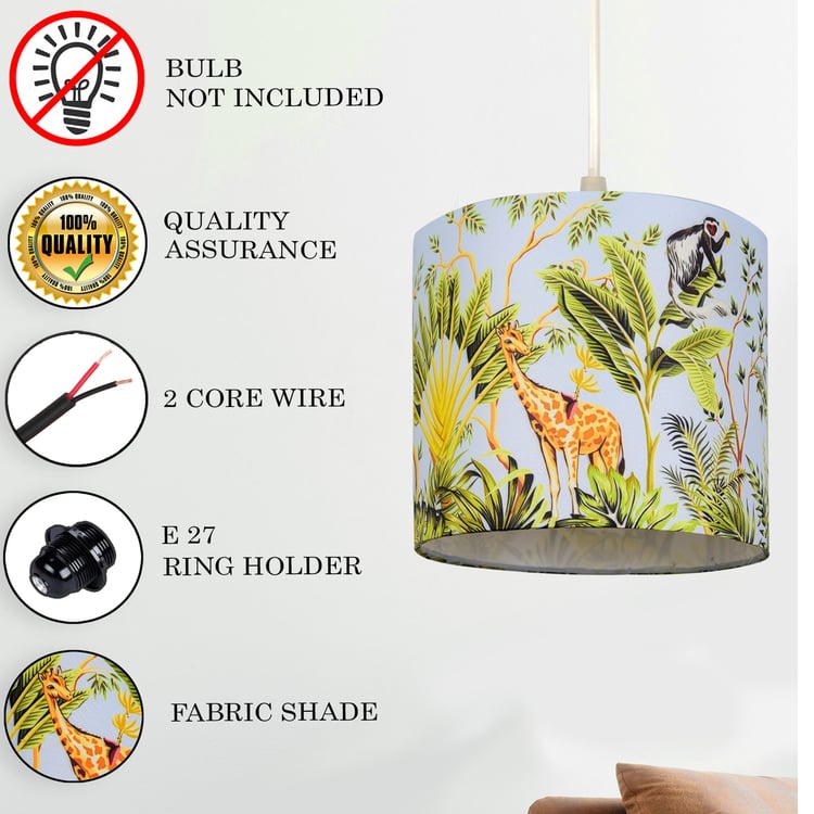 HOMESAKE Fabric Hanging Lamp