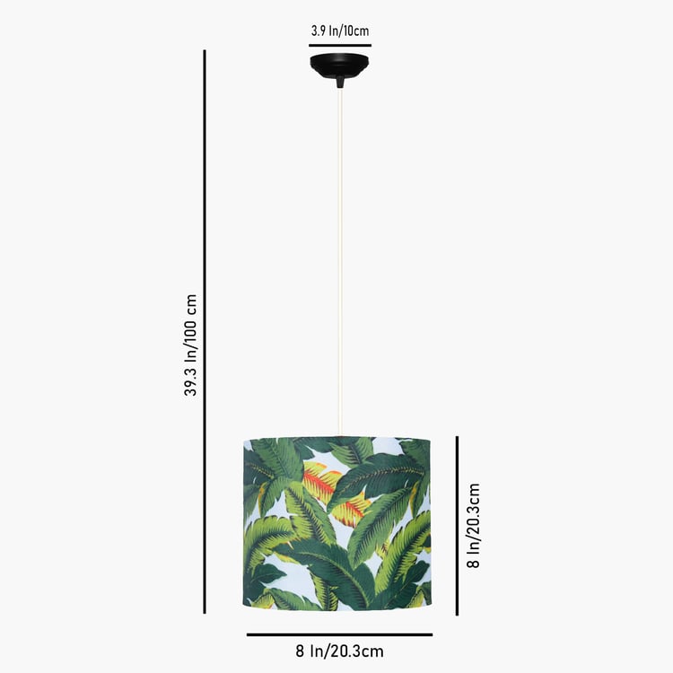 HOMESAKE Fabric Hanging Lamp