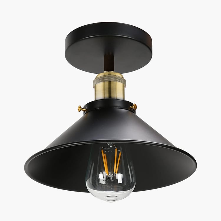 HOMESAKE Metal Semi-Flush Mount Ceiling Light